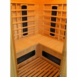 Rohová infrasauna HEALTHLAND DeLuxe 4440 CB/CR