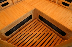 Rohová infrasauna HEALTHLAND DeLuxe 4440 CB/CR