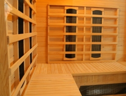 Rohová infrasauna HEALTHLAND DeLuxe 4440 CB/CR