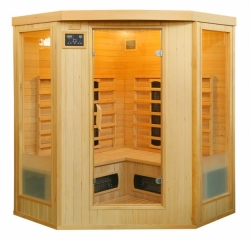 Rohová infrasauna HEALTHLAND DeLuxe 4440 CB/CR