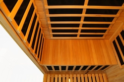 Infrasauna HEALTHLAND DeLuxe 2200 Carbon BT (barevná terapie)