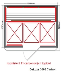 Infrasauna HEALTHLAND DeLuxe 3003 Carbon